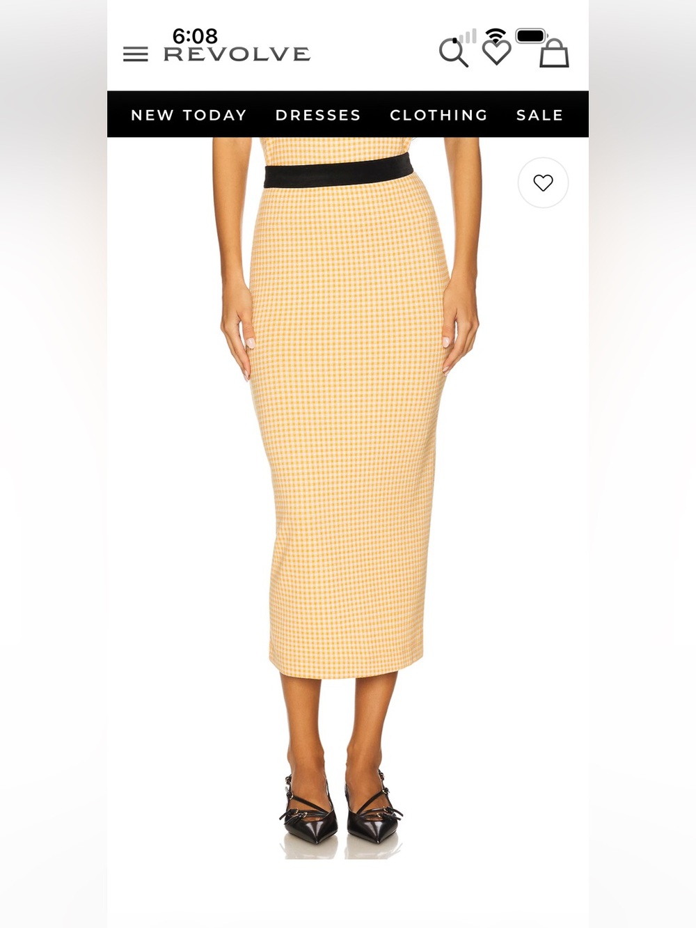 Maude Club Vivian Skirt in Marigold